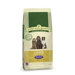 James Wellbeloved Dog Senior Lamb & Rice  - Various Sizes - SEPTEMBER SPECIAL OFFER - 11% OFF - Chestnut Mill