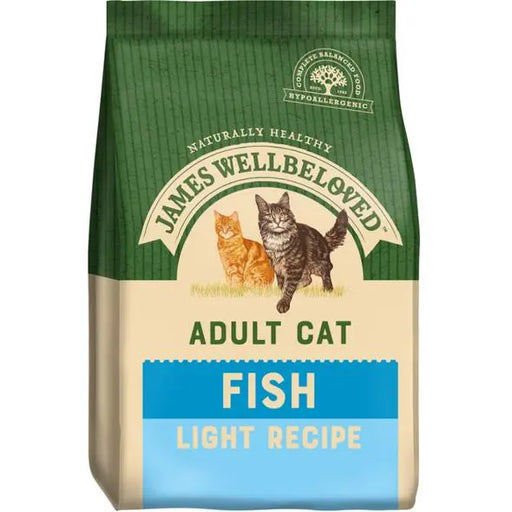 James Wellbeloved Fish & Rice Light Adult Cat Dry Food - AUGUST SPECIAL OFFER - 26% OFF James Wellbeloved