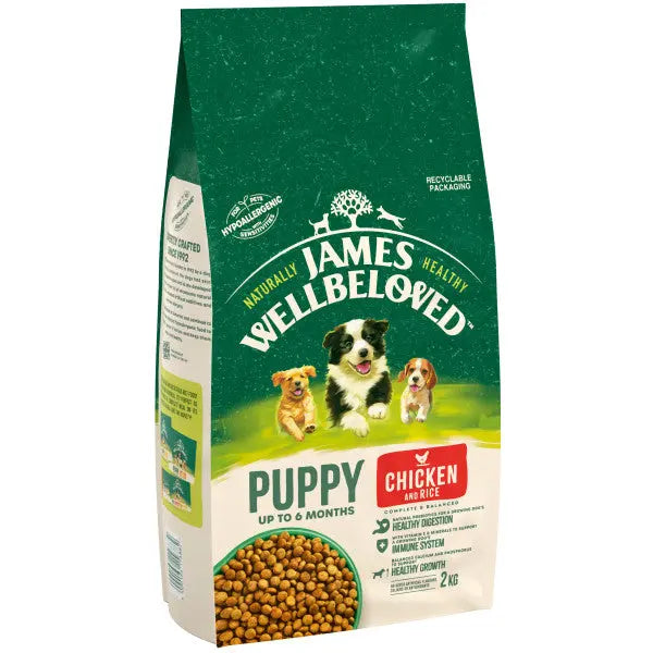 James Wellbeloved Puppy Chicken & Rice - Various Sizes - SEPTEMBER SPECIAL OFFER - 11% OFF - Chestnut Mill