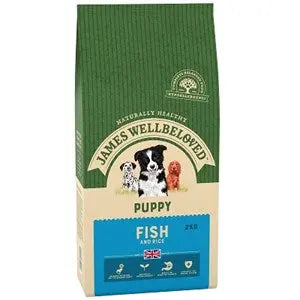 James Wellbeloved Puppy Fish & Rice - Various Sizes - Chestnut Mill