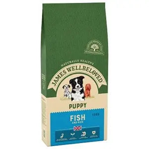 James Wellbeloved Puppy Fish & Rice - Various Sizes - Chestnut Mill