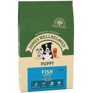 James Wellbeloved Puppy Fish & Rice - Various Sizes - Chestnut Mill