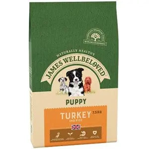 James Wellbeloved Puppy Turkey & Rice Various Sizes - SEPTEMBER SPECIAL OFFER - 11% OFF - Chestnut Mill