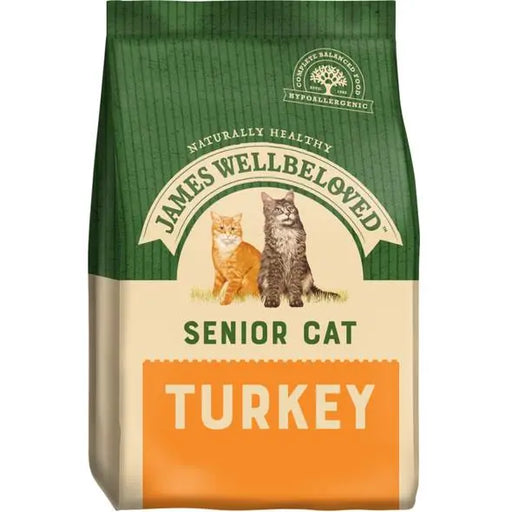 James Wellbeloved Turkey & Rice Dry Cat Food - Various Sizes - AUGUST SPECIAL OFFER - 27% OFF James Wellbeloved