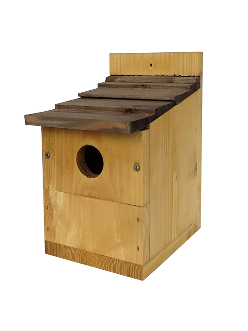 Johnston & Jeff Multinester Nest Box with Shingles Roof - Chestnut Mill