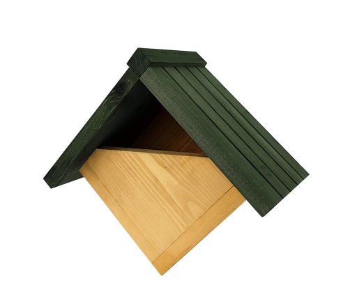 Johnston & Jeff Robin Nest Box with Grooved Roof - Chestnut Mill