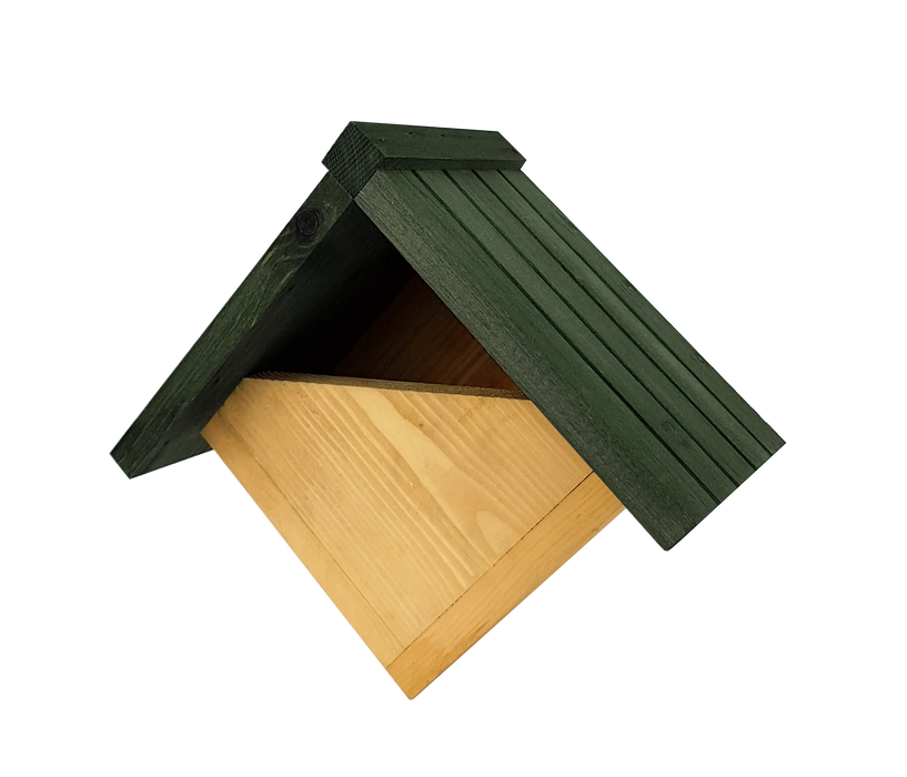 Johnston & Jeff Robin Nest Box with Grooved Roof - Chestnut Mill