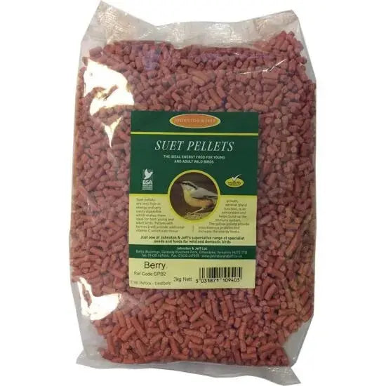 Johnston & Jeff Suet Pellets with Berries 6x 2kg - Chestnut Mill