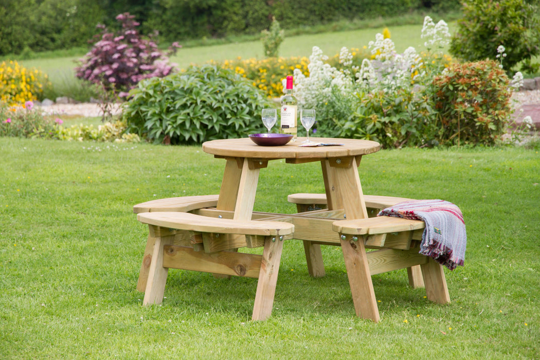 KATIE  ROUND PICNIC TABLE - Chestnut Mill