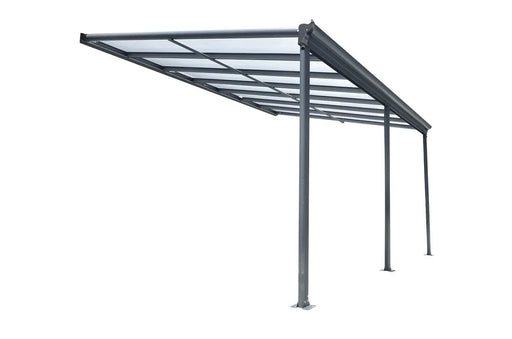 Kingston 10x16 Lean To Aluminium Carport - Chestnut Mill