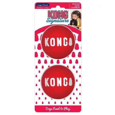 Kong Signature Balls x2 - Various Sizes - Chestnut Mill