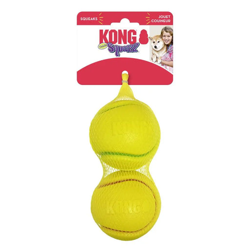 Kong Squeeze Tennis Balls x 2 Pack - Various Sizes - Chestnut Mill