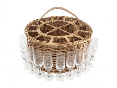 LIGHT STEAMED GARDEN PARTY BASKET - Chestnut Mill