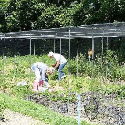 Large Vegetable Cage Height 1.9m - Black Soft Butterfly Netting - Various Sizes - Chestnut Mill