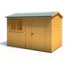 Lewis 10'x6' Single Door Shed Reverse Apex Style C - Chestnut Mill