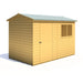 Lewis 10'x6' Single Door Shed Reverse Apex Style D - Chestnut Mill