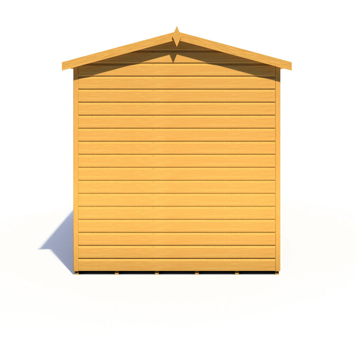 Lewis 10'x6' Single Door Shed Reverse Apex Style D - Chestnut Mill