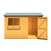 Lewis 10'x8' Single Door Shed  Reverse Apex Style C - Chestnut Mill