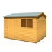 Lewis 10'x8' Single Door Shed  Reverse Apex Style D - Chestnut Mill