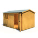 Lewis 12'x8' Single Door Shed Reverse Apex Style C - Chestnut Mill