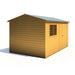 Lewis 12'x8' Single Door Shed Reverse Apex Style C - Chestnut Mill