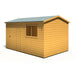 Lewis 12'x8' Single Door Shed Reverse Apex Style D - Chestnut Mill