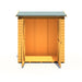 Lewis 4'x6' Double Door Shed Reverse Apex Style - Chestnut Mill