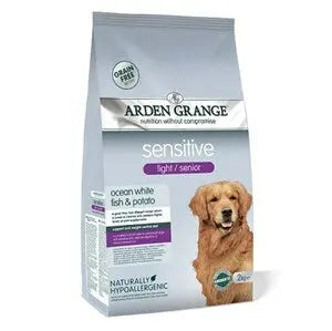 Arden Grange Dog Sensitive Senior/Light  - Various Sizes - Chestnut Mill