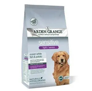 Arden Grange Dog Sensitive Senior/Light  - Various Sizes - Chestnut Mill