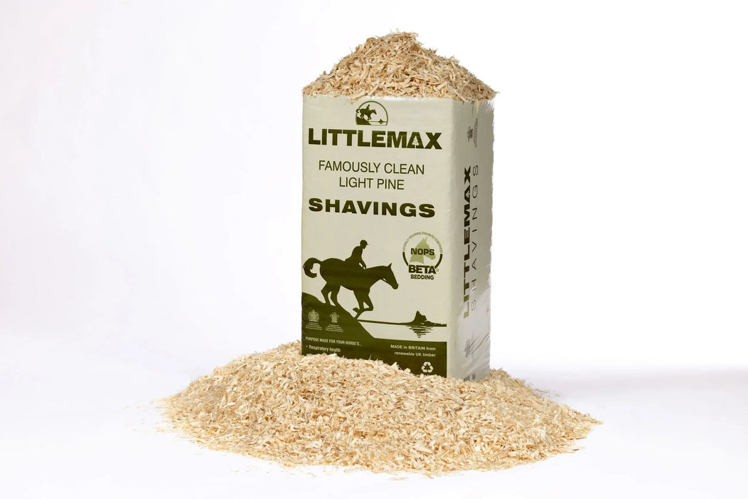 Littlemax Small Flake Dust Free Shavings - Horse Bedding - 20kg - Chestnut Mill