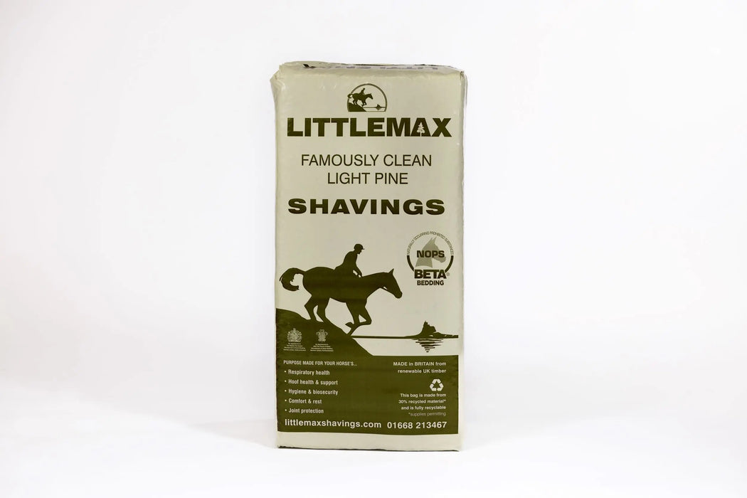 Littlemax Small Flake Dust Free Shavings - Horse Bedding - 20kg - Chestnut Mill