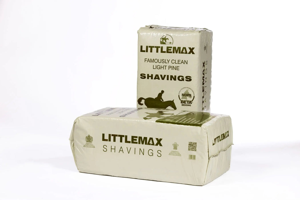 Littlemax Small Flake Dust Free Shavings - Horse Bedding - 20kg - Chestnut Mill