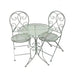 MESH BISTRO SET - WITH FOLDING CHAIRS - 3 Piece Set - Chestnut Mill