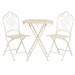 MESH BISTRO SET - WITH FOLDING CHAIRS - 3 Piece Set - Chestnut Mill