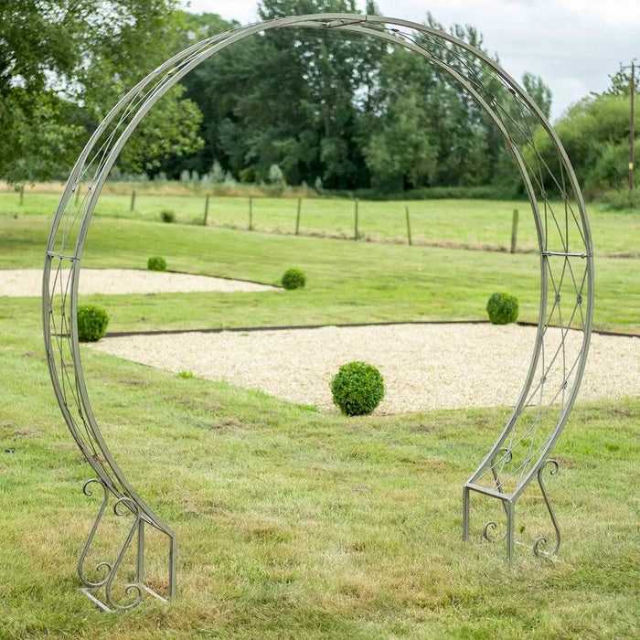 MOON GATE GARDEN ARCH - MOTTLED SAGE Ascalon