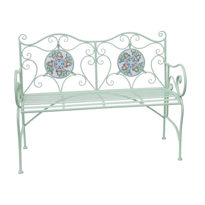 MOSAIC Garden Bench - GREEN Ascalon