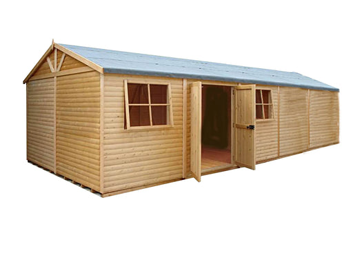 Mammoth Heavy Duty Shed 10' x 25' - Chestnut Mill