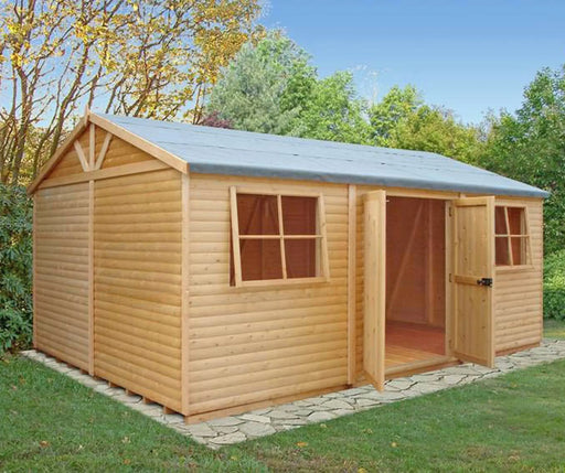 Mammoth Heavy Duty Shed 12' x 18' - Chestnut Mill