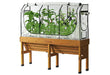 Medium WallHugger Greenhouse Frame & Multi Cover Set - Chestnut Mill