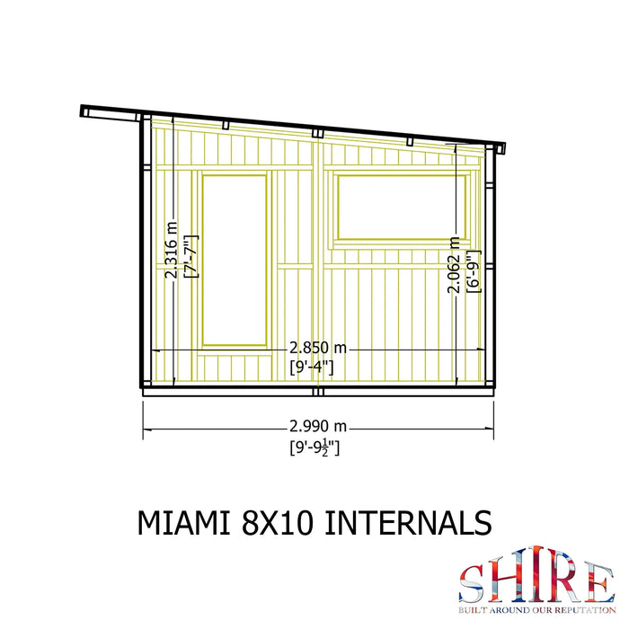 Miami Summerhouse Matching - 8'x10' - Chestnut Mill