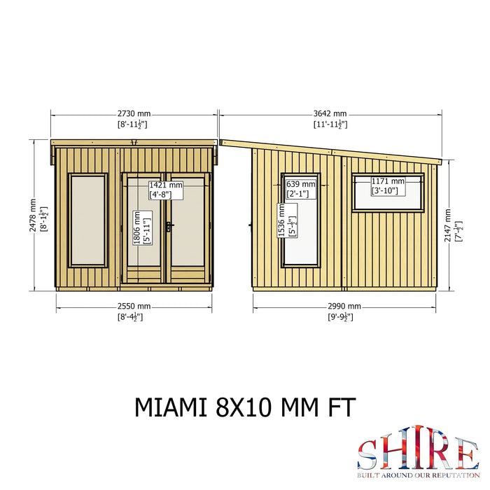 Miami Summerhouse Matching - 8'x10' - Chestnut Mill