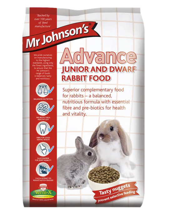 Mr Johnsons Advance Junior & Dwarf Rabbit - Chestnut Mill