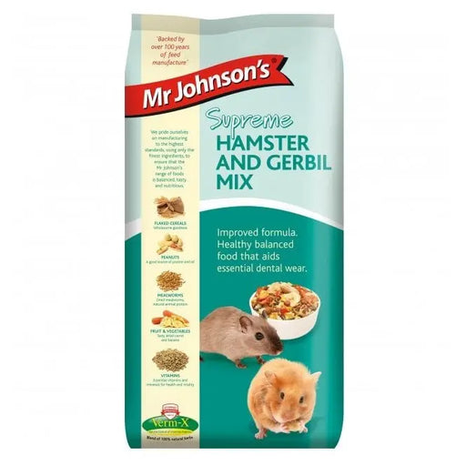 Mr Johnsons Supreme Hamster & Gerbil 15kg - Chestnut Mill