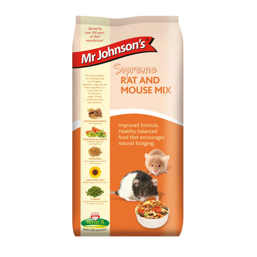 Mr Johnsons Supreme Rat & Mouse Mix 15kg - Chestnut Mill