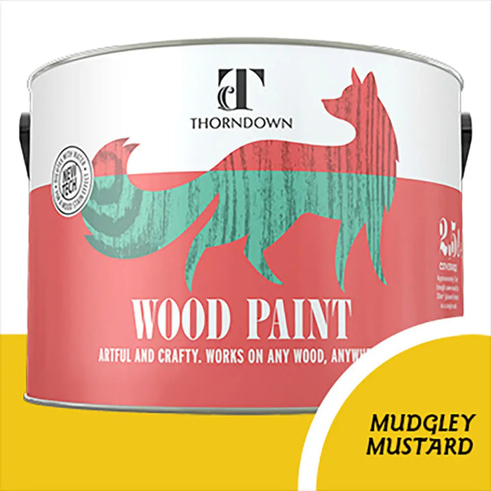 Mudgley Mustard Wood Paint - Chestnut Mill