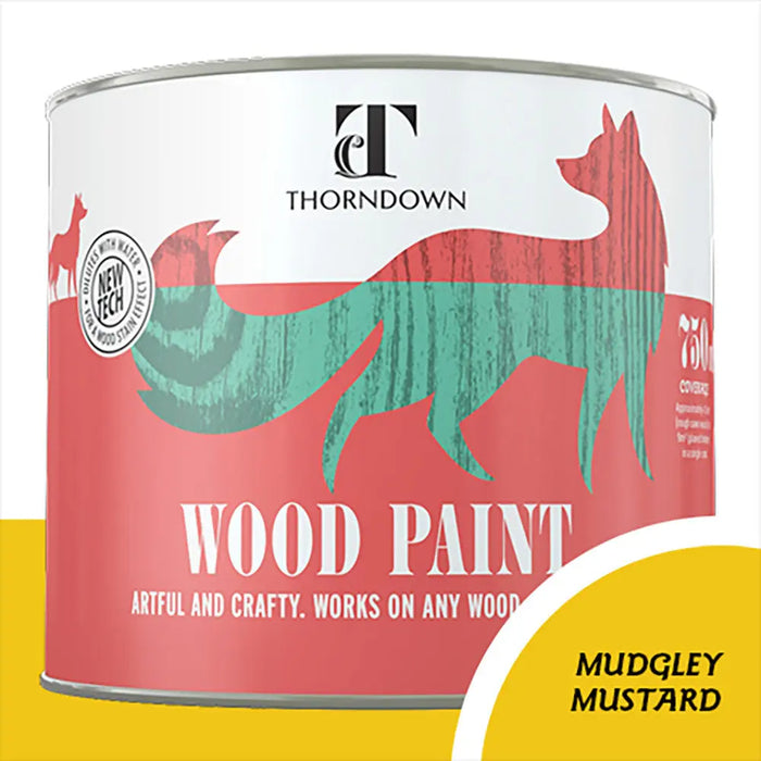 Mudgley Mustard Wood Paint - Chestnut Mill