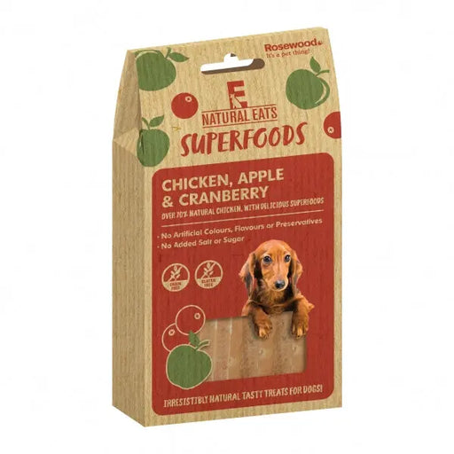 Natural Superfood Chicken & Apple 12x80g - Chestnut Mill