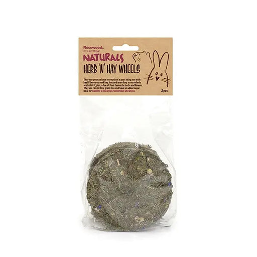 Naturals Herb 'n' Hay Wheel 2pc x5 - Chestnut Mill