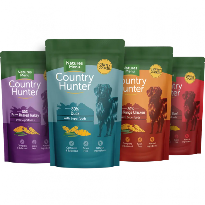 Natures Menu Country Hunter Superfood Selection for Dogs 3 x 12 x 150g Natures Menu