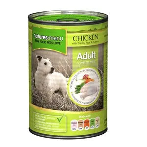 Natures Menu Dog Tins Chicken & Veg 12x400g - Chestnut Mill